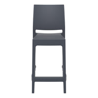 siesta maya bar stool 65cm dark grey 5