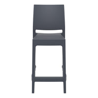 siesta maya bar stool 65cm dark grey 5
