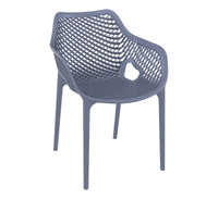 siesta air xl commercial chair dark grey 5