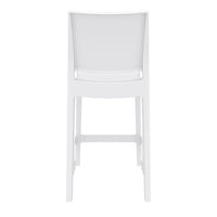 siesta maya bar stool 65cm white 4