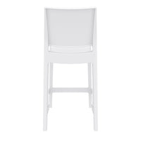 siesta maya bar stool 65cm white 4