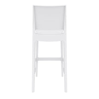 siesta maya bar stool 75cm white 4