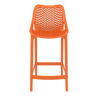 siesta air outdoor bar stool 65cm orange 5
