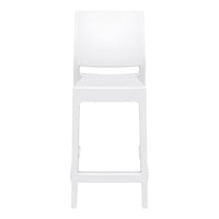 siesta maya bar stool 65cm white 5