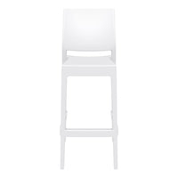 siesta maya bar stool 75cm white 5