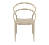 siesta pia outdoor armchair taupe 6