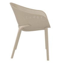 siesta sky outdoor chair taupe 3