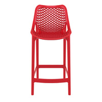 siesta air bar stool 65cm red 5