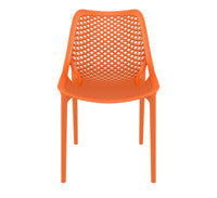 siesta air outdoor chair orange 5