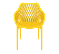 siesta air xl commercial chair yellow 1
