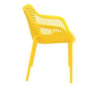 siesta air xl commercial chair yellow 2