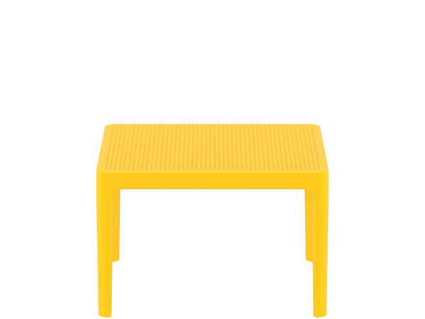 sky side outdoor table yellow