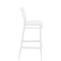 siesta cross bar stool 75cm white 1