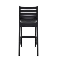siesta ares outdoor bar stool 75cm black  1