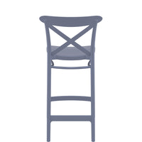 siesta cross bar stool 65cm dark grey 2