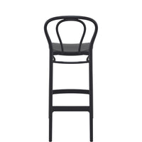 siesta victor bar stool 75cm black 3