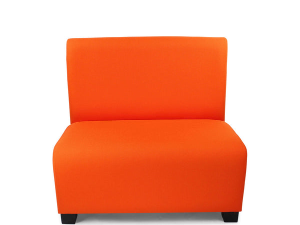 venom v2 upholstered booth seating orange