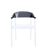 siesta carmen chair black white/black