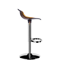 siesta bar stool transparent amber 2