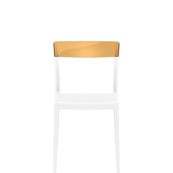 siesta flash chair white/amber