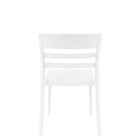 siesta moon outdoor chair white/white 3