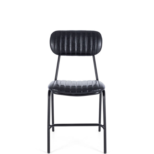 retro commercial chair black p.u