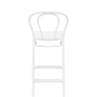 siesta victor bar stool 65cm white 2
