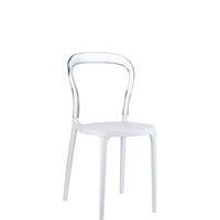 siesta mr bobo outdoor chair white/clear 2