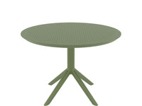 siesta sky round table olive green