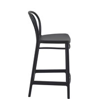 siesta victor bar stool 65cm black 1