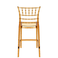 siesta chiavari bar stool 65cm amber 2