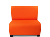 venom v2 dining booth seating orange