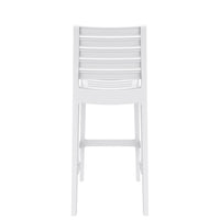 siesta ares outdoor bar stool 75cm white 2