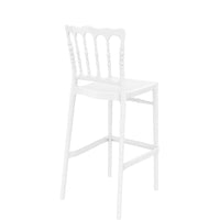 siesta opera commercial bar stool white 1