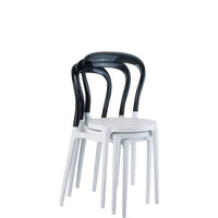siesta mr bobo outdoor chair white/black 4