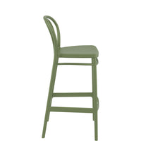 siesta victor commercial bar stool olive green 1