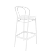siesta victor outdoor bar stool 75cm white 1