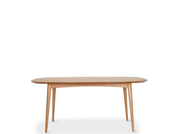 hampton wooden dining table 175cm