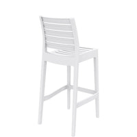 siesta ares commercial bar stool white 3
