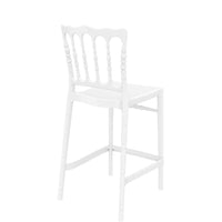 siesta opera outdoor bar stool 65cm white 1