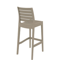 siesta ares commercial bar stool taupe 3