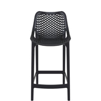 siesta air bar stool 65cm black