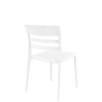 siesta moon outdoor chair white/white 1