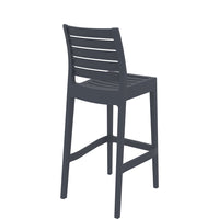 siesta ares commercial bar stool dark grey 1