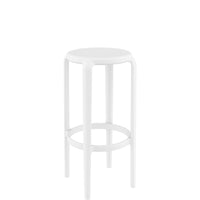 siesta tom bar stool 75cm white 1