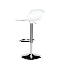 siesta aria bar stool gloss white 3