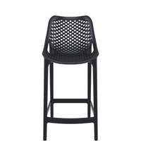 siesta air kitchen bar stool 65cm black