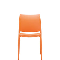 siesta maya outdoor chair orange 2