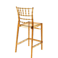 siesta chiavari bar stool 65cm amber 1