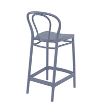siesta victor bar stool 65cm dark grey 1